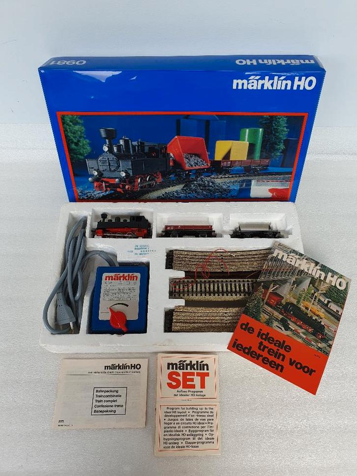 Marklin H0 0981: Starterset, Hobby en Vrije tijd, Modeltreinen | H0, Gebruikt, Treinset, Wisselstroom, Märklin, Ophalen of Verzenden