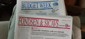 Krant budget@net 2004 , fondsen & sicavs + budget week  beschikbaar voor biedingen