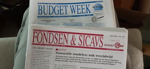 Krant budget@net 2004 , fondsen & sicavs + budget week, Verzamelen, Tijdschriften, Kranten en Knipsels, Krant, 1980 tot heden