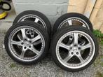 4 velgen 5x112 ET50   225 40 R18, Auto-onderdelen, Ophalen, 18 inch, Gebruikt, Velg(en)