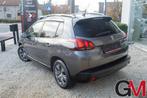 Peugeot 2008 2008 PureTech 110 GPF Stop (bj 2019, automaat), Auto's, Automaat, Stof, Gebruikt, Zwart