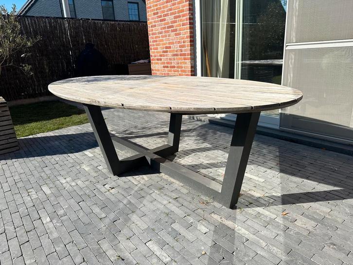 Teak buitentafel Borato te koop!, Tuin en Terras, Tuintafels, Aluminium, Ophalen