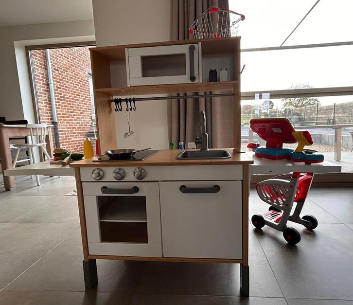 Ikea keukentje/winkeltje met extra’s, Kinderen en Baby's, Speelgoed | Speelkeukens, Gebruikt, Ophalen