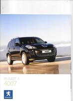 PEUGEOT 4007, Boeken, Auto's | Folders en Tijdschriften, Nieuw, Peugeot, Ophalen of Verzenden