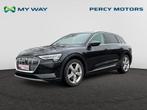 Audi e-tron E-Tron 95 kWh 55 Quattro Advanced, Auto's, Automaat, Overige modellen, Zwart, Elektrisch