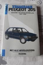 VRAAGBAAK PEUGEOT 205 - NIEUW -BENZINE/DIESEL 1987/1990 - NL, Ophalen of Verzenden
