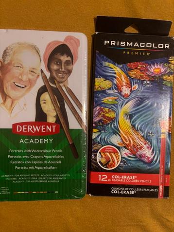 Derwent en Prismacolor kleurpotloden set beschikbaar voor biedingen
