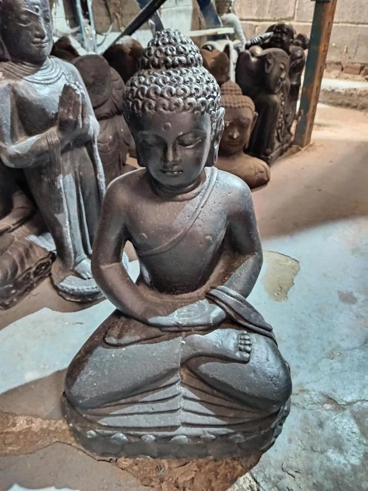 statue bouddha en pierre reconstituée 30 cm, Maison & Meubles, Accessoires pour la Maison | Statues de Bouddha, Neuf, Enlèvement ou Envoi