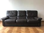 Lederen sofa (2x tweezit 1x driezit), Ophalen, Driepersoons, Zo goed als nieuw, Rechte bank
