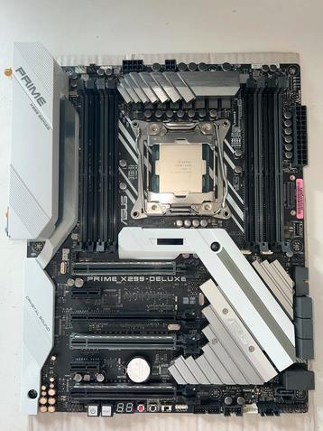 prime x299-deluxe - intel i5 - cooler (lees beschrijving), Enlèvement ou Envoi, DDR4, Comme neuf, ATX