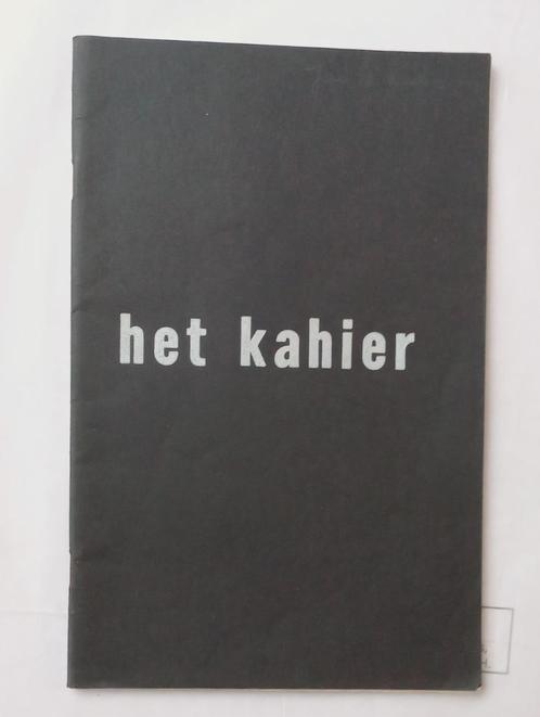 Het Kahier 1958 Jef Verheyen Walter Vanermen Ben Klein, Livres, Art & Culture | Arts plastiques, Enlèvement ou Envoi