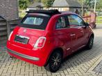 Fiat 500Cabrio 1.2benzine (airco), Auto's, Cabriolet, Leder, Bedrijf, Handgeschakeld