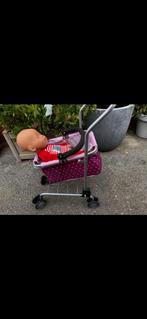 Babyborn pop met wagentje, Ophalen of Verzenden, Gebruikt, Babypop