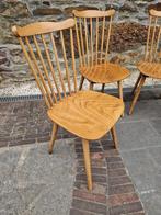 Set van 4 houten stoelen van Baumann, 1960, Ophalen, France, Gebruikt, Bruin