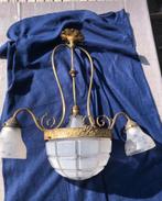 Art Deco grote hanglamp, geslepen glas, heel speciaal, Enlèvement ou Envoi