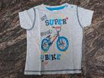 Mt 92 Grijze T-shirt my super cool bike, Kinderen en Baby's, Kinderkleding | Maat 92, Jongen, Gebruikt, Ophalen of Verzenden, Shirt of Longsleeve