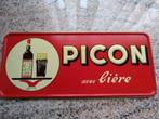 Picon bierplaat, niet geëmailleerd, Verzamelen, Ophalen of Verzenden, Zo goed als nieuw, Reclamebord