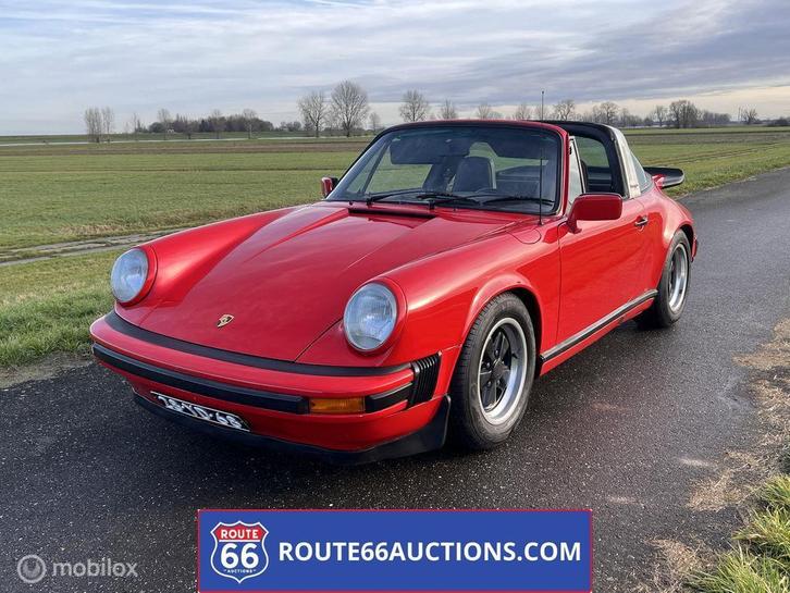 Porsche 911 Targa | 1974 | Route 66 Auctions, Autos, Oldtimers & Ancêtres, Entreprise, Achat, Porsche, Essence, Autre carrosserie