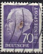 Duitsland Bundespost 1957 - Yvert 128 - Heuss (ST), Timbres & Monnaies, Timbres | Europe | Allemagne, Affranchi, Envoi