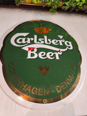 Emaille Carlsberg  beschikbaar voor biedingen
