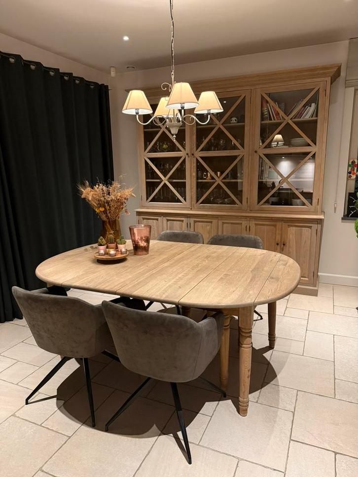 Eetkamer, Maison & Meubles, Salles à manger complètes, Comme neuf, 4 à 6 chaises, Enlèvement