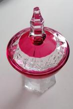 Cristal du Val-Saint-Lambert, Maison & Meubles, Accessoires pour la Maison | Vases, Comme neuf, Enlèvement, Rouge