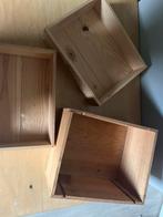 Houten bakjes/kistjes, Ophalen