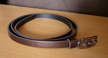 Dunne metallic bruine riem ceintuur Nieuw beschikbaar voor biedingen