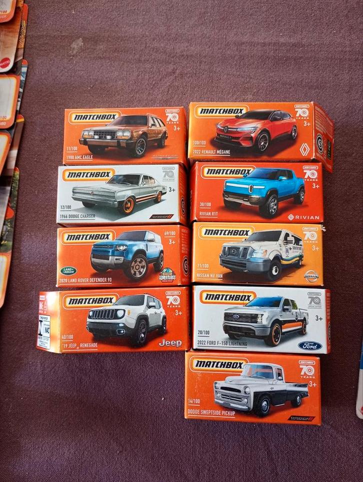 Verschillende matchbox, Hobby en Vrije tijd, Modelauto's | Overige schalen, Zo goed als nieuw, Auto, Ophalen of Verzenden