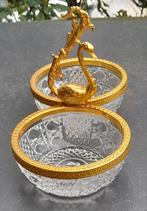 Prachtige bonbonaire met gouden zwaan., Antiek en Kunst, Ophalen of Verzenden