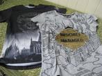 2 harry potter t shirts pailletten zilver 134 - 140, Jongen of Meisje, Nieuw, Ophalen of Verzenden, Shirt of Longsleeve