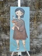 Vintage keramiek wandbord / wanddecoratie, Ophalen of Verzenden
