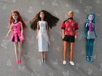3 barbies en 1 ken, Ophalen of Verzenden, Gebruikt