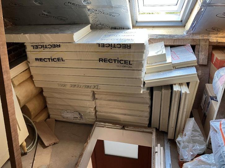 Isolatie Pir, Doe-het-zelf en Bouw, Isolatie en Afdichting, Nieuw, Vloerisolatie, Muurisolatie, Hardschuim (Pir), 8 tot 12 cm