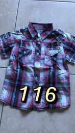 Verschillende kinder hemden maat 116, Kinderen en Baby's, Kinderkleding | Maat 116, Jongen, Zo goed als nieuw, Overhemd of Blouse