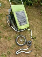 Croozer fietskar voor 2 kinderen – inclusief loopset, Ophalen, Gebruikt, Opvouwbaar, 60 tot 80 kg