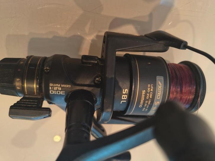 molen Shimano, Watersport en Boten, Hengelsport | Witvissen, Zo goed als nieuw, Molen, Ophalen