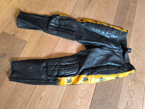 Lewis leren 'star' jaren 70 vintage motorbroek, Motoren, Kleding | Motorkleding, Ophalen of Verzenden