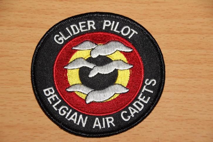 ABL patch „GLIDER PILOT - Belgian Air Cadets”, Verzamelen, Militaria | Algemeen, Luchtmacht, Embleem of Badge, Verzenden