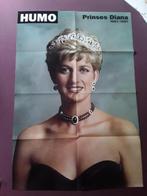 Dubbelzijdige poster Prinses Diana 1961- 1997, Verzamelen, Posters, Ophalen of Verzenden
