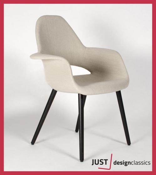 Vitra Organic Conference Chair Creme  (voorraad:17), Huis en Inrichting, Stoelen, Gebruikt, Zwart, Ophalen