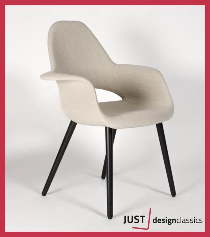 Vitra Organic Conference Chair Creme  (voorraad:17), Huis en Inrichting, Stoelen, Gebruikt, Zwart, Ophalen