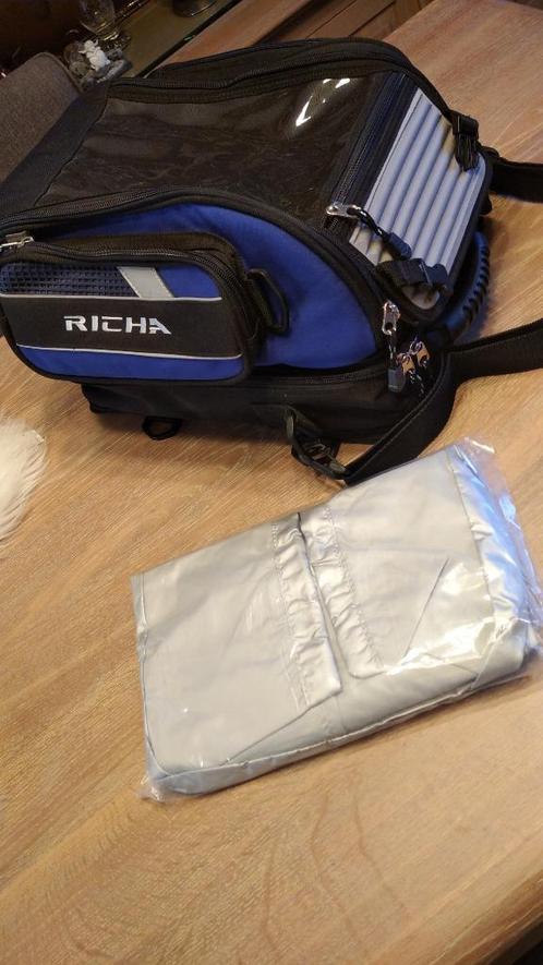 Multi tank bag Richa blauw met hoes nieuw, Motos, Accessoires | Valises & Sacs, Enlèvement