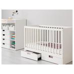 Lit bebe Ikea Stuva + matelas Vyssa a ressorts, Kinderen en Baby's, Ophalen, Gebruikt, Matras