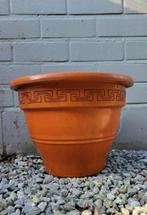 Terracotta bloempot- Ø 31x23, Tuin en Terras, Bloempotten, Gebruikt, Tuin, Rond, Minder dan 40 cm