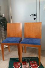 MOET DRINGEND WEG!! Design stoelen 6 stuks prima staat, Huis en Inrichting, Gebruikt, Blauw, Design, Ophalen of Verzenden