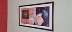 Asian Style Painting with Frame, Ophalen, 50 tot 75 cm, Zo goed als nieuw, Schilderij