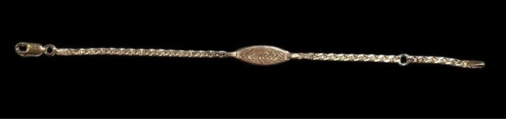 18-KARAATS GOUDEN ARMBAND, Handtassen en Accessoires, Armbanden, Nieuw, Goud, Goud, Ophalen of Verzenden