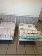 bed meegroeibed Ikea Minnen 2 stuks, Kinderen en Baby's, Kinderkamer | Bedden, Ophalen, Gebruikt, 70 tot 85 cm, Matras