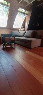 Ikea FRIHETEN slaapzetel / slaapbank 230 x 150 Bruin, Ophalen, Gebruikt, Bruin, Tweepersoons